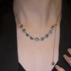 New Moissanite Diamond Necklace