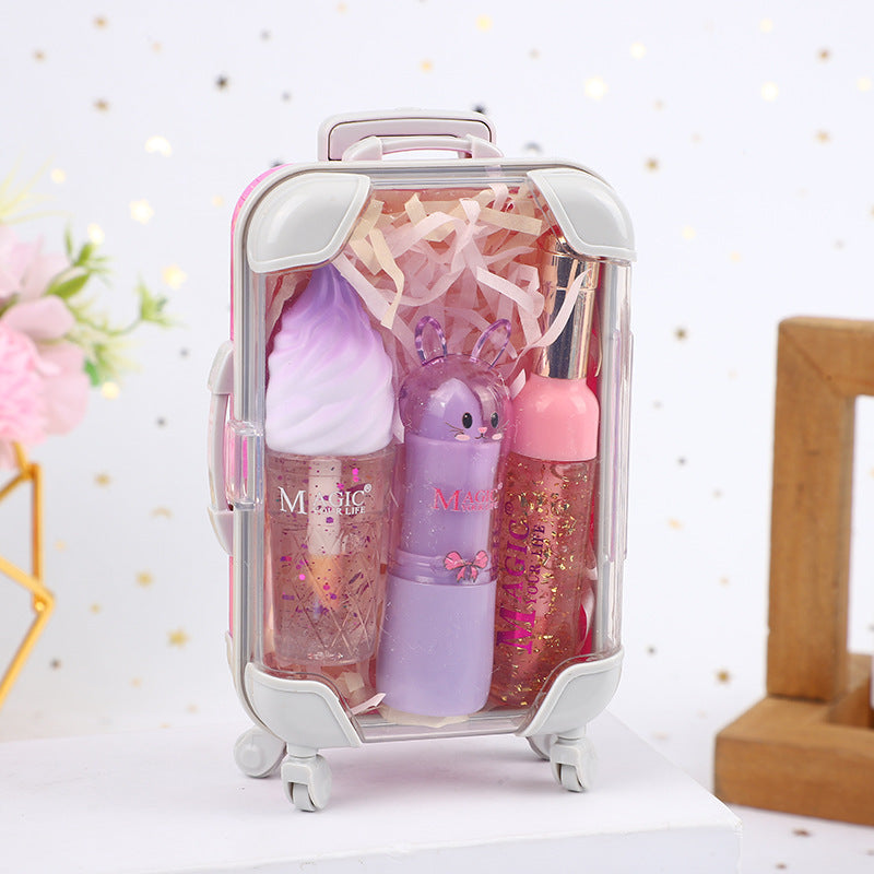 Mini Suitcase Makeup Organizer