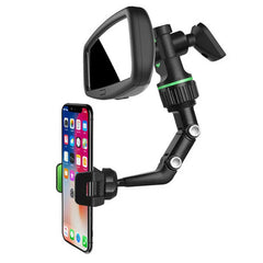 MULTIFUNCTIONAL REARVIEW MIRROR MOBILE PHONE HOLDER